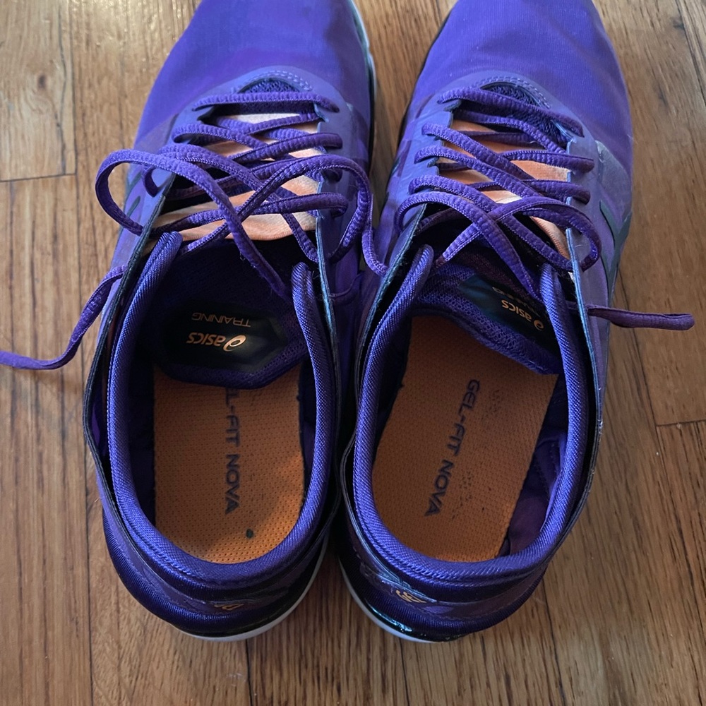 ASICS womens Purple Athletic Shoes - Picture 3 of 9